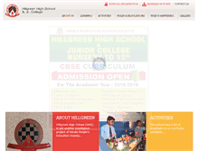 Tablet Screenshot of hillgreenhighschool.org